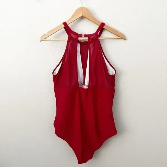BOUTIQUE | One-Piece Bathing Swimwear Sleeveless High Neck Swimsuit | Size XL - Picture 6 of 7